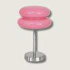 Luminelle | Sleek Sandblasted Glass Table Lamp For Bedroom | Senket